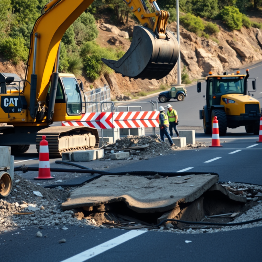 Road blighted by landslide to close for 11 days in latest disruption